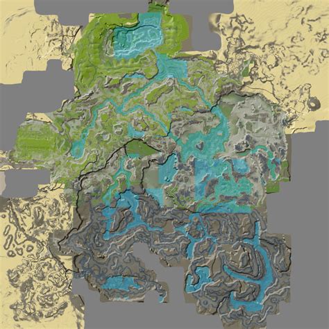 Ark Where To Find Crystal Ragnarok List Ark Ragnarok Resource Map Taken From The Most Popular 2