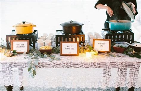 15 Amazing Food Bar Ideas For Your Reception Or Event