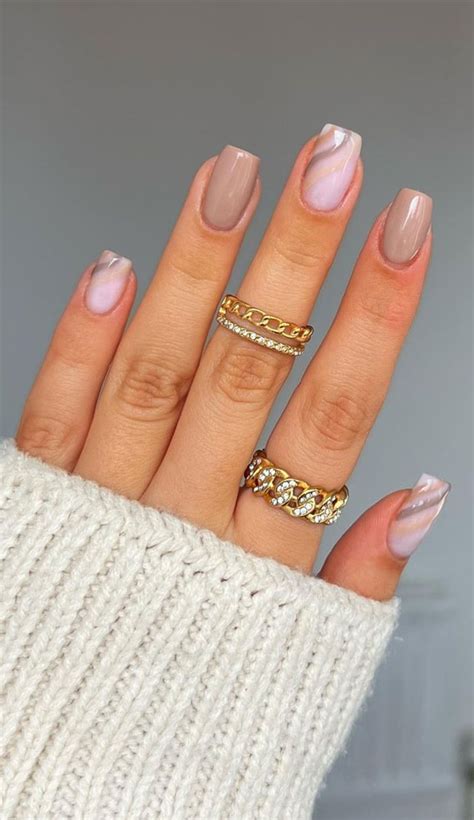 Beautiful Neutral Nails To Welcome Neutral Wave Tips