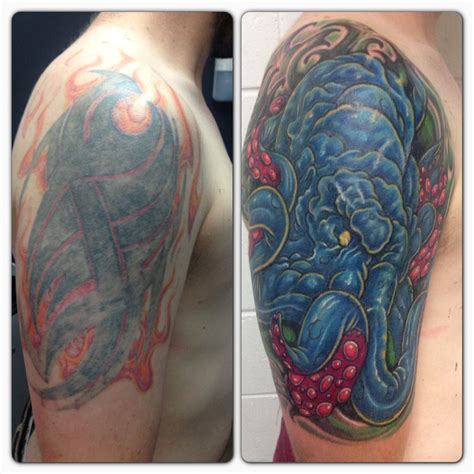 Cover up tattoos before and after. Tattoo Cover Ups Before And After | www.galleryhip.com ...