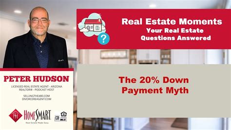 The 20 Down Payment Myth Youtube