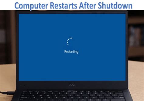 How To Fix Computer Restarts After Shutdown Easeus