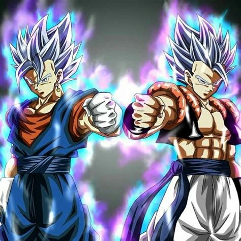In dragon ball super, ultra instinct allows fighters to move extremely fast without thinking. Mastered Ultra Instinct Vegeto and Gogeta | Fond d'ecran ...