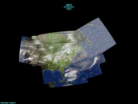 12 6 2012 This Is A Composite Noaa Weather Satellite Image I Received