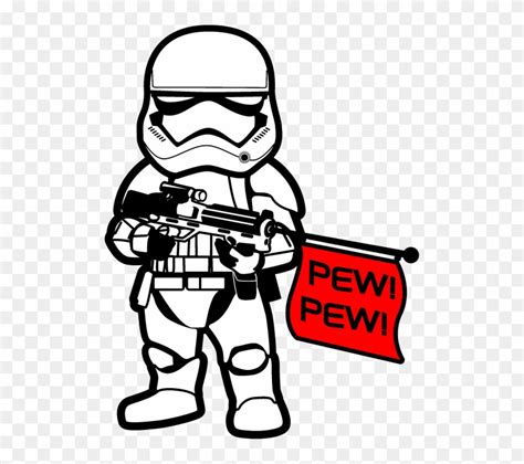 Stormtrooper Clipart New Order Pew Pew Star Wars Free Transparent