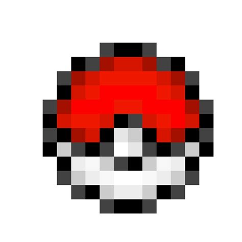 Download Brik Pixel Art Pokemon Pokeball Clipart Png