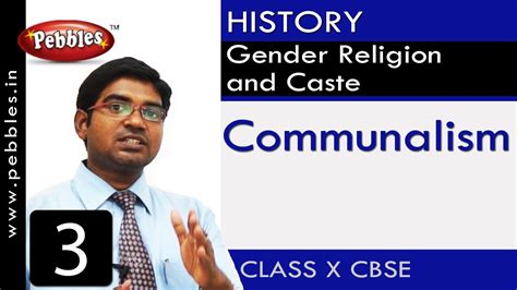 Communalism Gender Religion And Caste History Cbse Class 10 Social