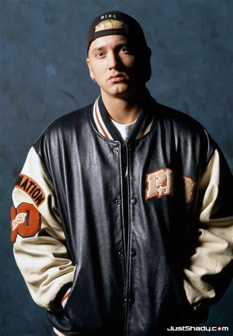Eminem on his new found maturity (daily mirror, 2003). Picture of Eminem