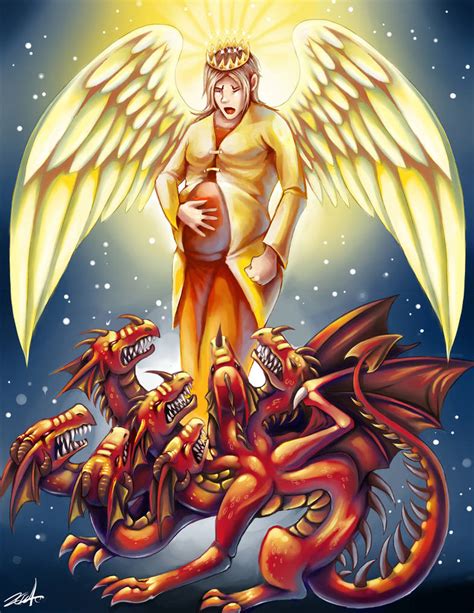 Bible Seven Headed Red Dragon Commission By Zrcalo Sveta On Deviantart