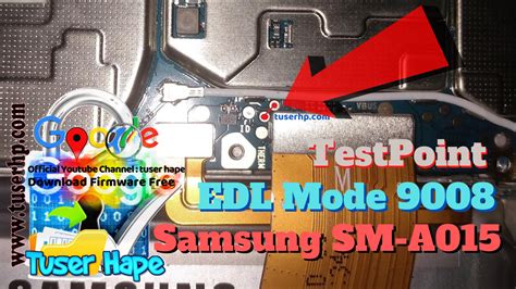 Samsung Galaxy A01 Sm A015fm Isp Pinout Test Point Edl Mode 9008