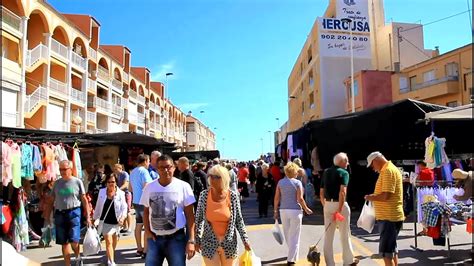 Torre La Mata Wednesday Street Market Spain Youtube