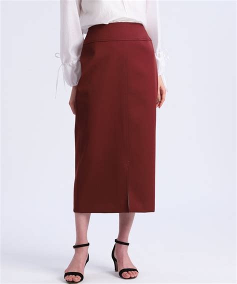 maglie le cassetto（マーリエ ル カセット）の「《maglie par ef de》センタースリットタイトスカート（スカート）」 wear