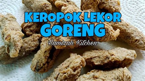 It is made from fish and sago flour and seasoned with salt and sugar. Resepi Keropok Lekor Goreng Sedap Cara Masak Hamizah ...