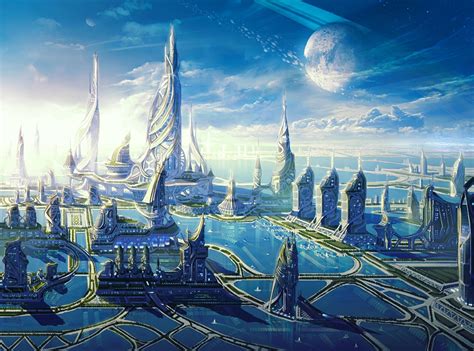 Picture Fantasy Fantastic World Cities