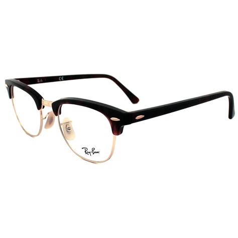 Stand out instantly in this classic style found in the wayfarer. Ray-Ban Glasses Frames 5154 Clubmaster 2372 Red Havana ...