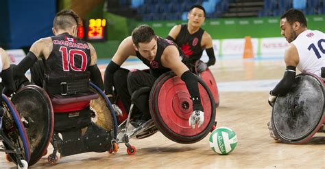These games can be grouped by general objective, sometimes indicating a common origin either of a game itself or of its basic idea: The Sport - Wheelchair Rugby Canada
