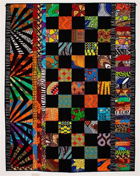 African Wall Quilt African Wax Print Fabrics Original Etsy In 2021