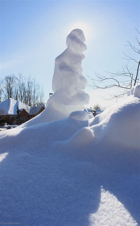 Pinhead Snowman With A Halo By Keswickpinhead On Deviantart