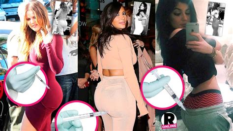 Then Wow Before After Photos Prove Kardashian Butts Get Bigger Over The Years Implants