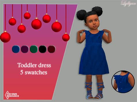Sims 4 Toddler Dress Bruna By Lyllyan Best Sims Mods