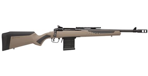 Savage 110 Scout 308 Win Bolt Action Rifle With Flat Dark Earth Stock