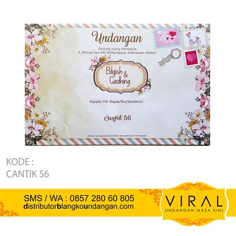 Jual Blangko Undangan Cantik Isi Harga Murah Di Lapak Undangan