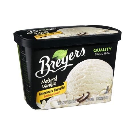 Breyers Ice Cream Natural Vanilla 15 Qt Prestofresh