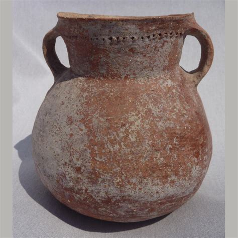 Ancient Burnished Terracotta Vessel From The Holy Land