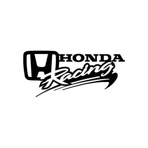 Sticker Et Autocollant Honda Racing