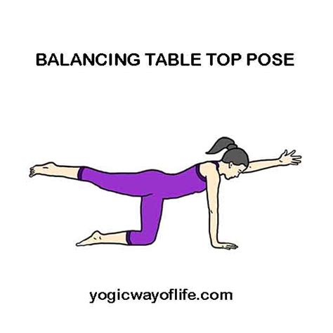 Balancing Table Top Pose Yogic Way Of Life