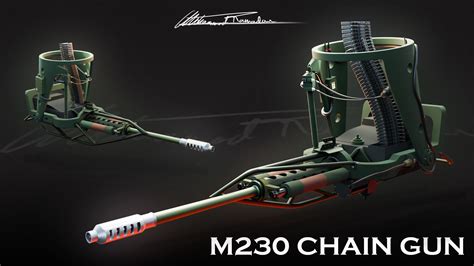Artstation M230 Chain Gun