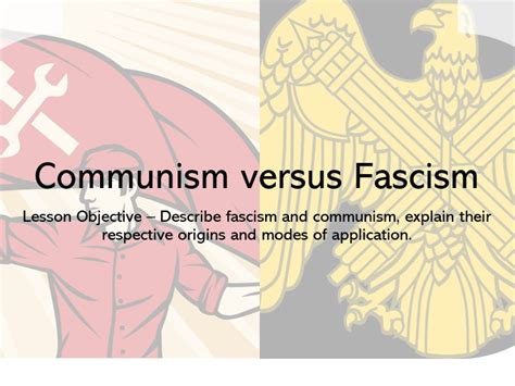 Communism Versus Fascism Teaching Resources