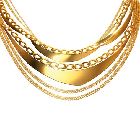 Gold Chain Bling Gold Chain Golden Gold Chain Png Transparent Image