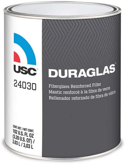 Buy Duraglas Fiberglass Reinforced Auto Body Filler Rust Waterproof Single Short Strand