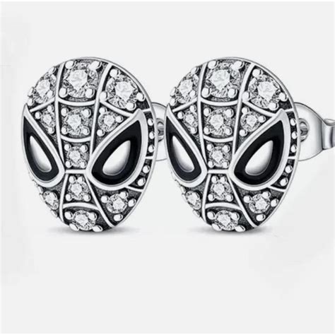 Pandora Sterling Silver 925 Spiderman Earrings Depop