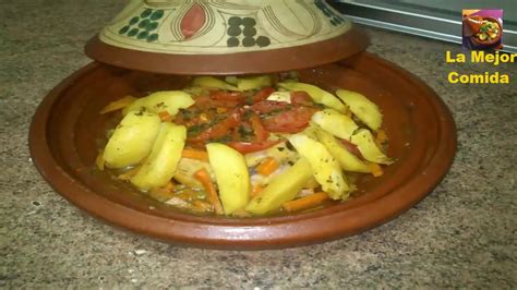 60 minutosrecetas de entrantes muy fácil. Cómo Cocinar Tajine Marroquí - Tajine De Pollo y Verdura ...