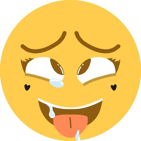 This adorable begging expression is sure to melt your heart in a few seconds. Ahegao Emojis - Discord Emoji