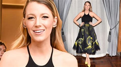 Blake Lively Shows Off Incredible Post Baby Body At New York Fashion Week