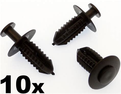 10x Plastic Push Fit Rivets For Mercedes Wheel Arch Fender Lining