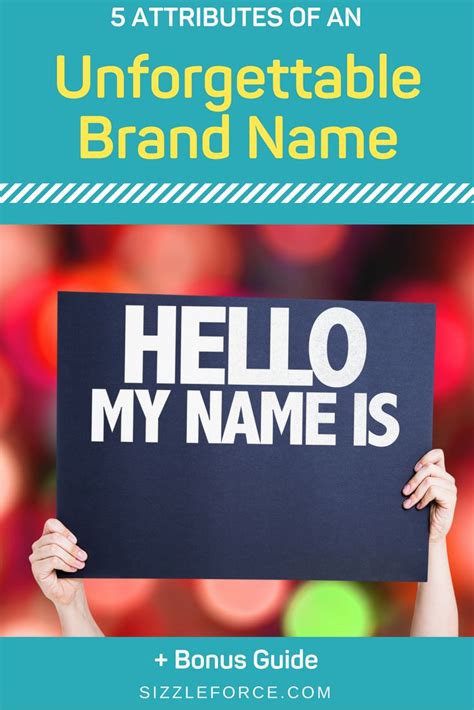 5 Attributes Of An Unforgettable Brand Name Sizzleforce Marketing