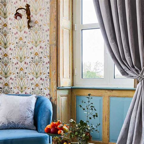 Potagerie By The Chateau By Angel Strawbridge Multi Coloured Wallpaper Wallpaper Direct