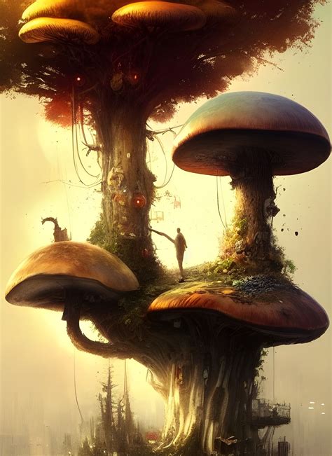 Giant Mushroom Ai Generated Artwork Nightcafe Creator