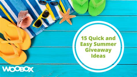 15 Quick And Easy Summer Contest Ideas Woobox Blog
