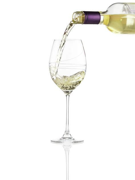 Pouring A Glass Of White Wine By Steven Krug