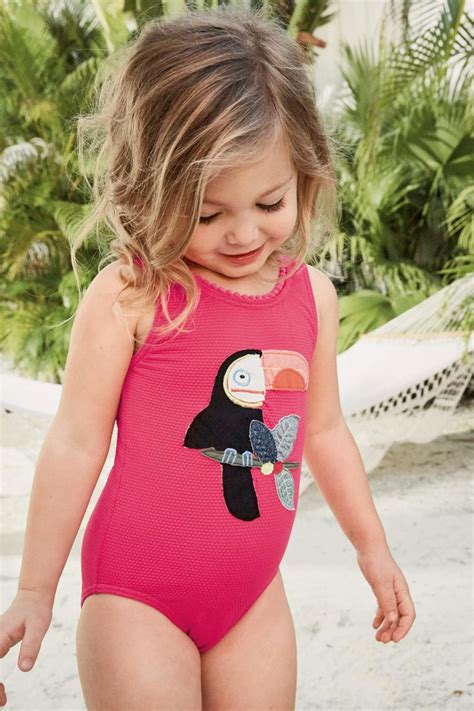 Buy Pink Toucan Swimsuit 3mths 6yrs From The Next Uk Online Shop