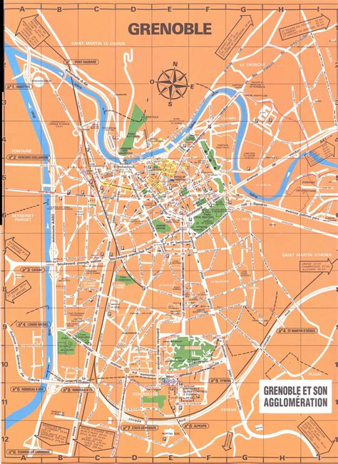 Mapas Detallados De Grenoble Para Descargar Gratis E Imprimir