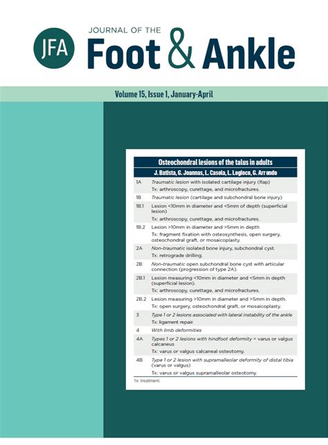 Charcot Arthropathy Of The Foot And Ankle Journal Of The Foot And Ankle
