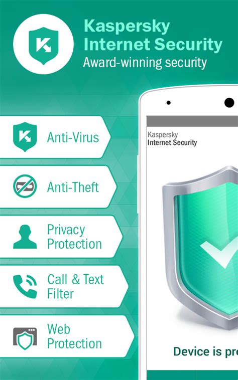 Download best android antivirus app on your mobile and get protected. Kaspersky Internet Security APK for Android - Download