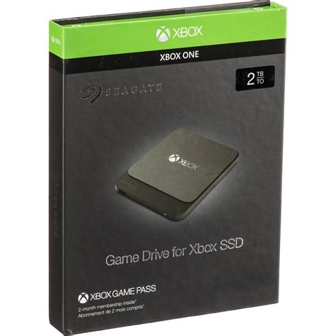 Seagate 2TB Game Drive For Xbox One SSD STHB200041 B H Photo