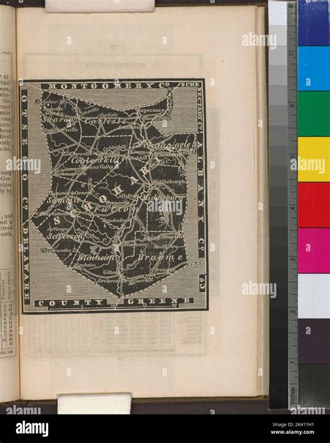 Schoharie County Cartographic Atlases Maps 1838 Lionel Pincus And